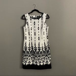 Ronni Nicole Size 8 Black and White Dress